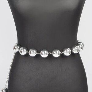 Oversized Ccb Ball Chain Belt